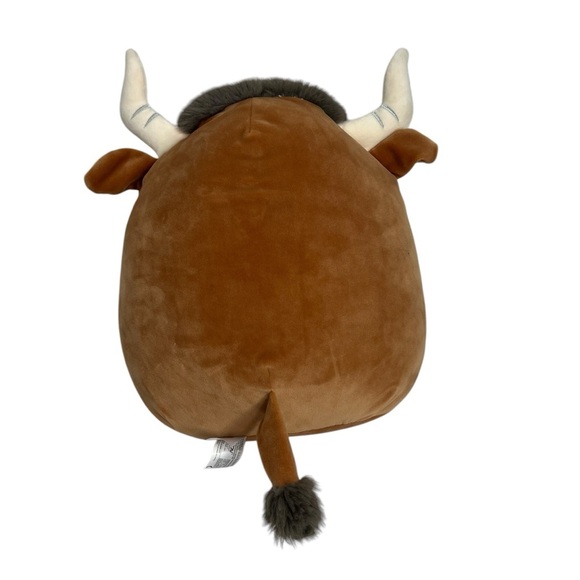SQUISHMALLOW Shep Brown Spotted Bull Plush 12" Tall - Picture 2 of 7